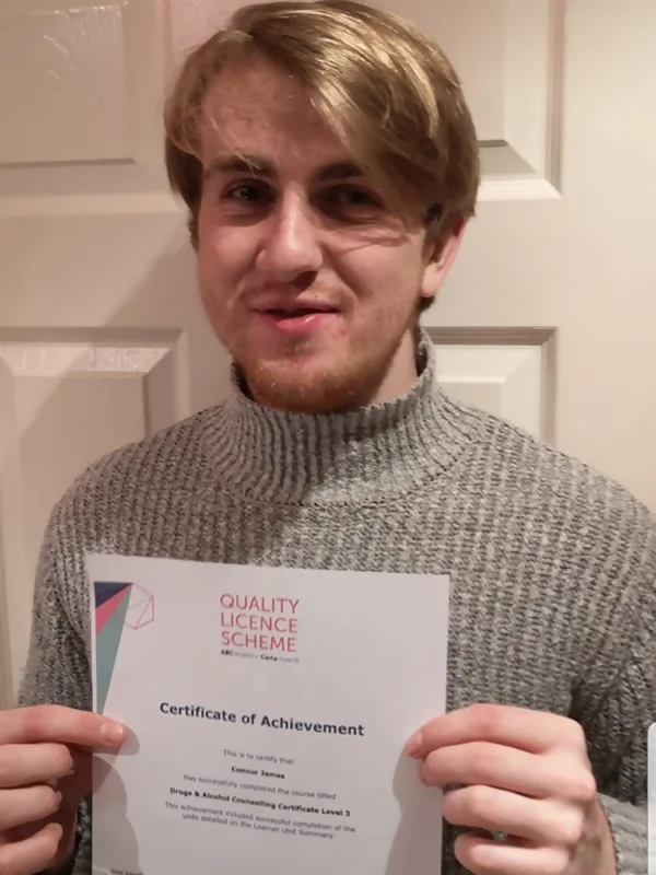 Picture of a recent Distance Learning Centre Graduate